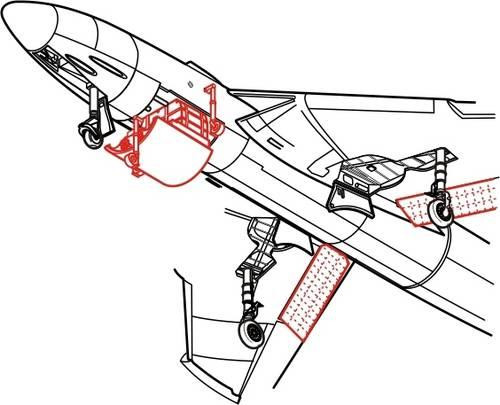 CMK 7124 Hawker Hunter - exterior set for REV 1/72