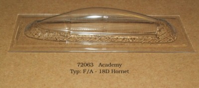 Rob Taurus 72063 Vacu Canopy F/A-18D Hornet (ACAD) 1/72