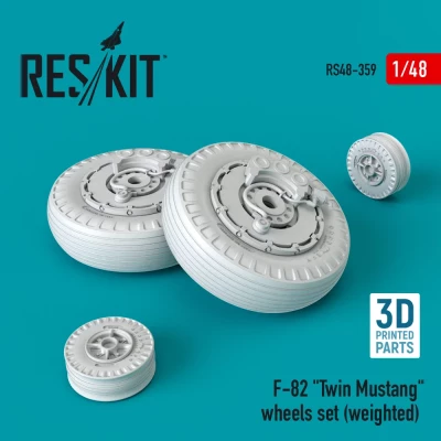 Reskit RS48-359 F-82 'Twin Mustang' wheels set 1/48