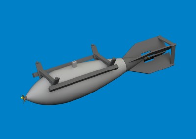 Eduard 6481093 BRASSIN A6M5/7 500kg bomb PRINT (EDU) 1/48
