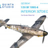 Quinta studio QD35041 Bf 109G-6 (Border Model) 1/35