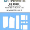 Dan models DM 35800 маска для модели машины Зил-131 ( ICM 35515-35516) 1/35