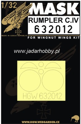 HGW 632012 Rumpler C.IV маска 1/32