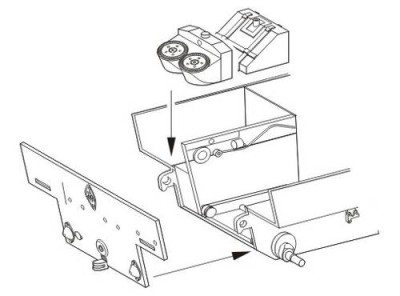 CMK 2044 Tiger I Fuel tank and Cooler(left side) for REV 1/72