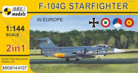 Mark 1 Model MKM-144.107 1/144 F-104G Starfighter 'Europe' (4x camo) 2-in-1