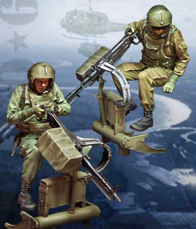 Bravo6 35069 US Heli Door Gunners with M23 1/35