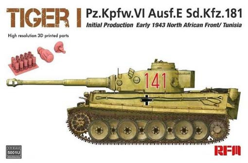 RFM Model RM-5001U Tiger I initial production early 1943 without interior 1/35
