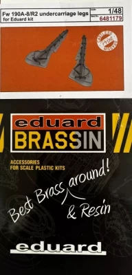 Eduard 6481179 BRASSIN Fw 190A-8/R2 undecar.legs PRINT (EDU) 1/48