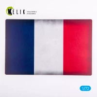 Reskit S72087 France Flag Base Acrylic 3 mm (280x180) 1/72