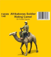 CMK F48389 Afrikakorps Soldier Riding Camel (3D-Print) 1/48