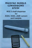 Maestro Models MMCK-7234 1/72 BOZ 3 chaff dispenser for Lansen & Learjet