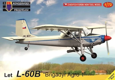Kovozavody Prostejov 72393 Let L-60B 'Brigadyr' Agro 1 (4x camo) 1/72