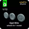 Fly model A0014 Opel Blitz wheels (for 1 kit) 1/72