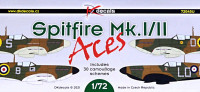 Dk Decals 72045U Spitfire Mk.I/II Aces (30x camo) Re-edition 1/72