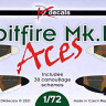 Dk Decals 72045U Spitfire Mk.I/II Aces (30x camo) Re-edition 1/72