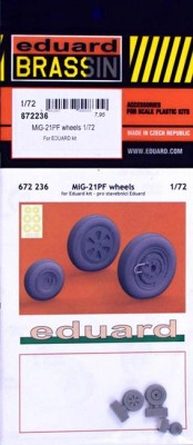 Eduard 672236 BRASSIN 1/72 MiG-21PF wheels (EDU)