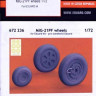 Eduard 672236 BRASSIN 1/72 MiG-21PF wheels (EDU)