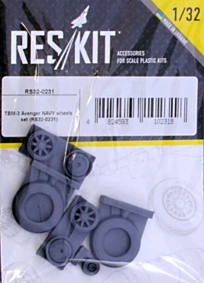 Reskit RS32-0231 TBM-3 Avenger NAVY Колеса (TRUMP) 1/32