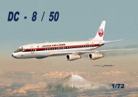 Mach 2 GP110JAL Douglas DC-8-50 Japanese Air Lines 1/72