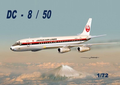 Mach 2 GP110JAL Douglas DC-8-50 Japanese Air Lines 1/72