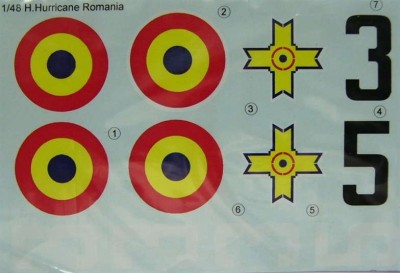 LF Model C4835 Decals H.Hurricane Mk.I over Romania (HAS) 1/48