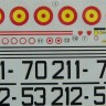 LF Model C72135 Decals F-5A Freedom Fighter over Spain (ITAL) 1/72