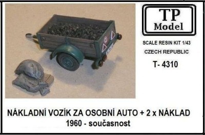 Tp Model T-4310 Cargo carrier for passenger car (incl. cargo) 1/43