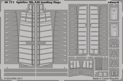 Eduard 48717 Spitfire Mk.XII landing flaps (Future release)
