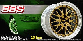 Aoshima 049556 BBS LM20inch (Gold) 1:24