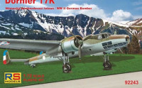 Rs Model 92243 Dornier Do 17K German WWII Bomber (4x camo) 1/72