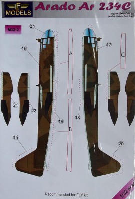 LF Model M3212 Mask Arado Ar 234C (FLY) 1/32