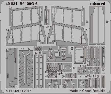 Eduard 49831 Bf 109G-6 1/48