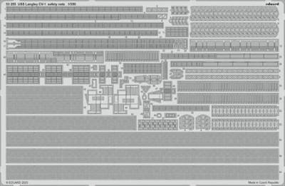 Eduard 53255 SET 1/350 USS Langley CV-1 safety nets (TRUMP)