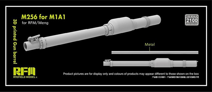 RFM 2100 3D ствол с металлической вставкой M256 120mm L/44 for M1A1/M1A 1/35