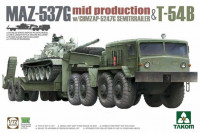 Takom 5013 MAZ-537G  w/ChMZAP-5247G and T-54B 1/72