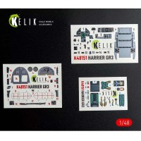 Reskit K48151 HARRIER GR3 - interior 3D (KIN) 1/48