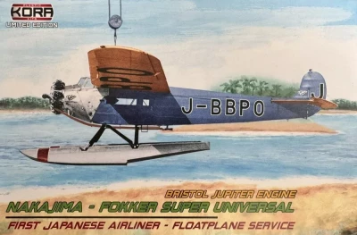 Kora Model PK72185 Nakajima-Fokker Super Universal Floatplane 1/72