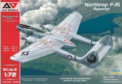 A&amp;A Models 72033 Northrop F-15A Reporter (3x camo) 1/72