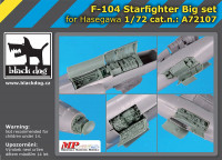 Blackdog A72107 F-104 Starfighter big set (HAS) 1/72