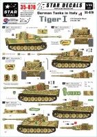 Star Decals STAR35870 German Tanks in Italy #1 - Pz.Kpfw.VI Tiger I. s.Pz.Kp. Meyer, s.Pz.Abt. 508 1/35