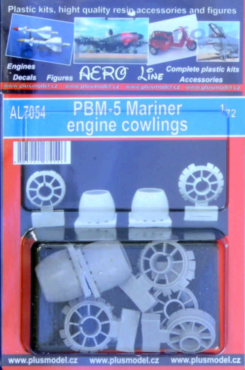 Plusmodel AL7054 PBM-5A Mariner - Engine Cowlings 1/72