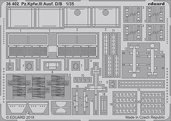 Eduard 36402 Pz.Kpfw.III Ausf. D/B 1/35