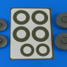 Aires 4841 A-26B/C (B-26B/C) Invader early wheels&p.mask 1/48