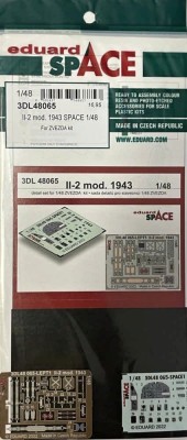 Eduard 3DL48065 IL-2 mod. 1943 SPACE (ZVE) 1/48
