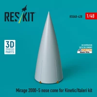 Reskit U48430 Mirage 2000-5 nose cone (KIN/ITAL) 1/48