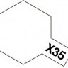 Tamiya 81535 X-35 Semi-Gloss Clear (полуматовый лак) акрил. 10мл.