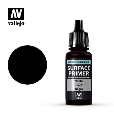 Valejio VAL-70602 Черная полиуретановая грунтовка, флакон: 17 мл