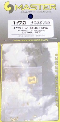 Master AM-72-126 1/72 P-51D Mustang Armament &amp; Gunsight set
