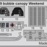 Eduard SS810 S-199 bubble canopy Weekend (EDU) 1/72