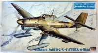 Hasegawa JT111 JUNKERS Ju 87B-2/U-4 STUKA w/SKID 1/48